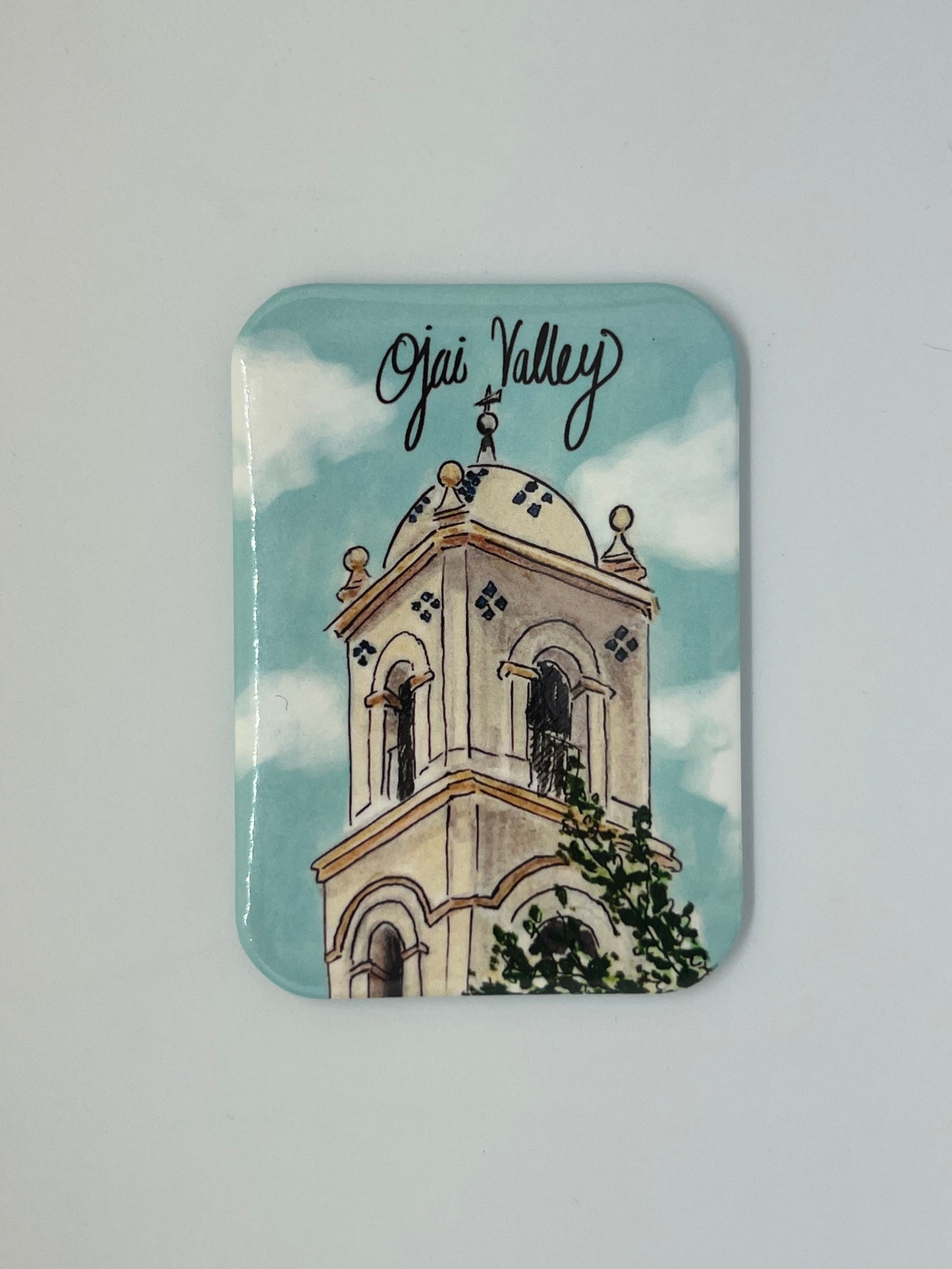 Ojai Post Office Illustration Magnet