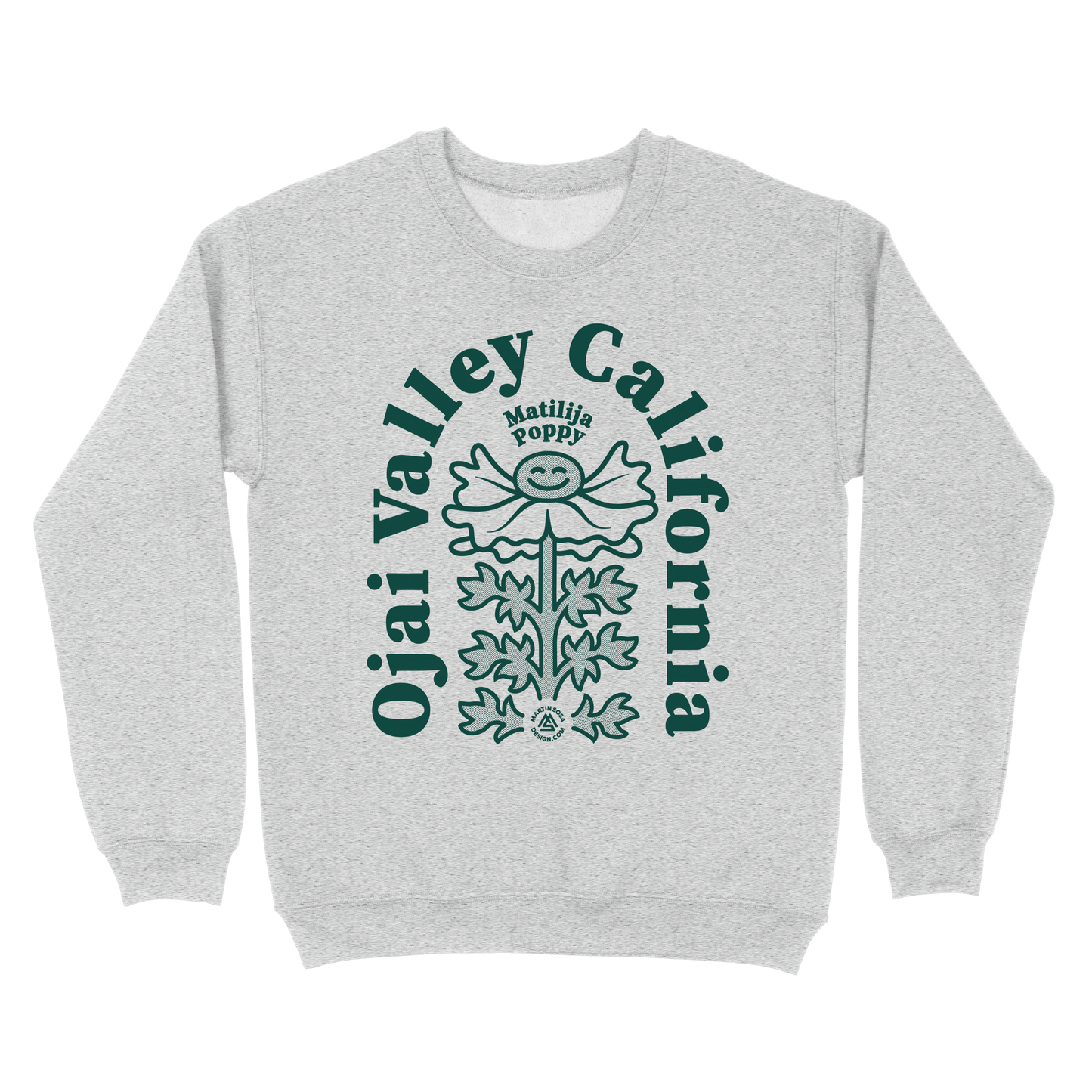 Matilija Poppy Crewneck
