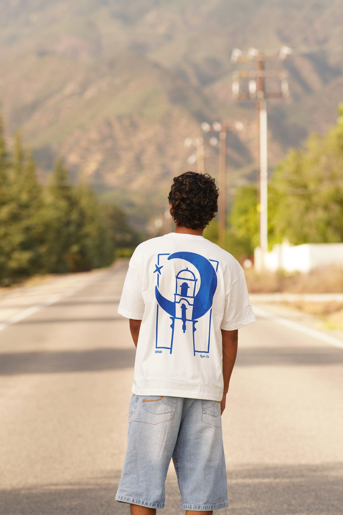 Ojai Post Office Moon T-shirt