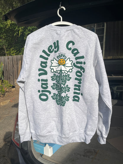 Matilija Poppy Crewneck