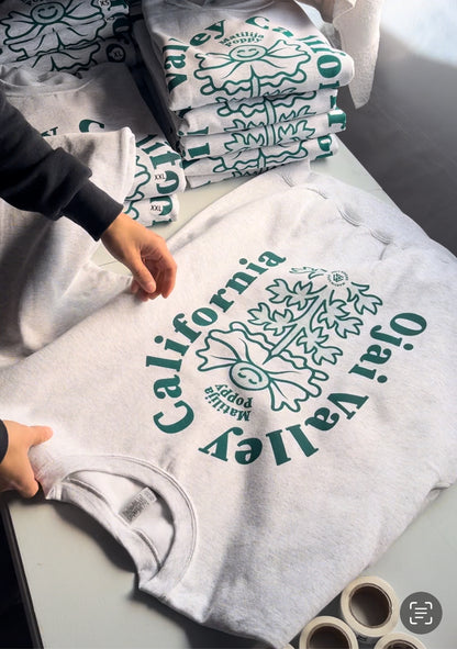 Matilija Poppy Crewneck