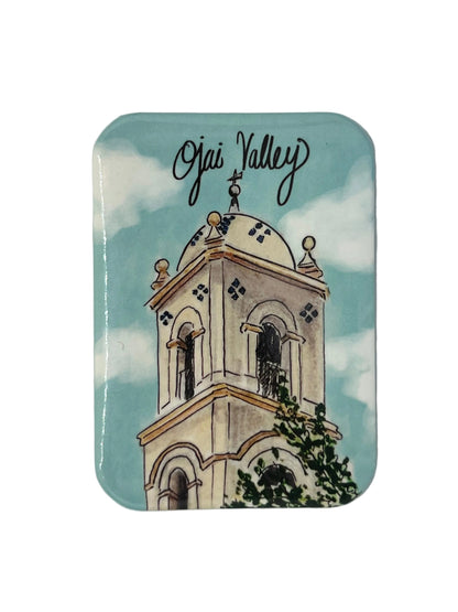 Ojai Post Office Illustration Magnet