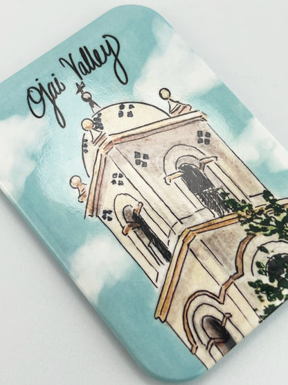 Ojai Post Office Illustration Magnet