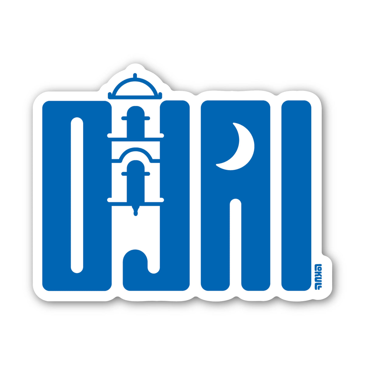 Ojai Post Office Sticker