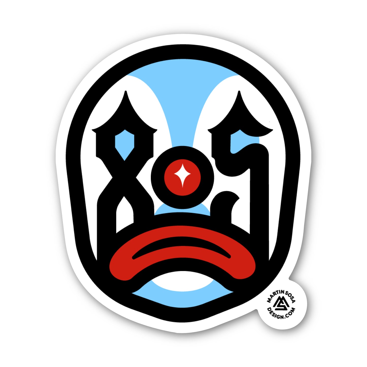 805 Clown Sticker