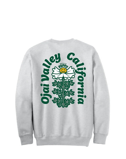 Matilija Poppy Crewneck