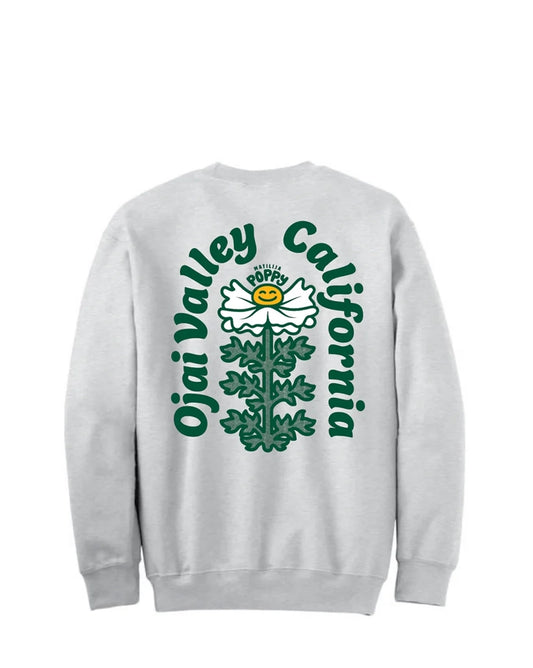 Matilija Poppy Crewneck